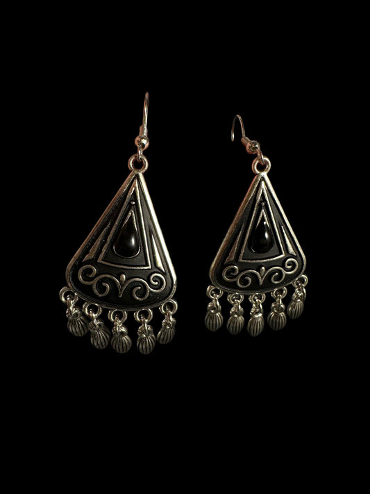 Earrings Black (Central Asia)