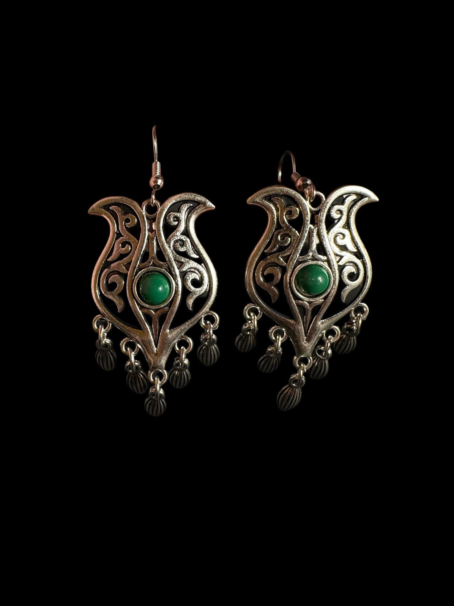 Earrings Green (Central Asia)